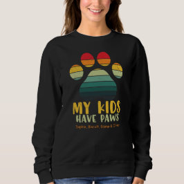 Camiseta Meus Filhos Têm Patas Personalizado