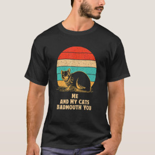 Camiseta Meus Gatos Bastam Você Gata Mãe Gato Pai Amigo