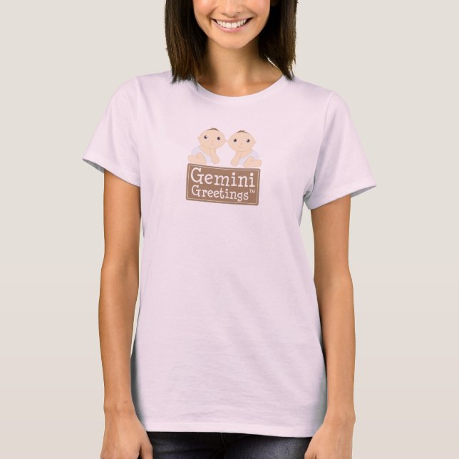 Camiseta Meus gêmeos NÃO são idênticos (Frente)