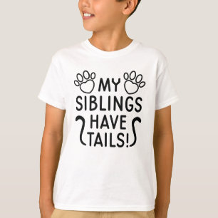 Camiseta Meus Irmãos Têm Caudas