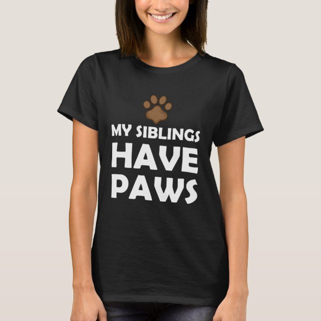 Camiseta Meus Irmãos Têm Patas (Frente)