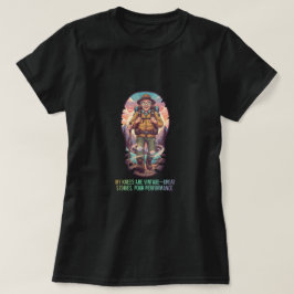 Camiseta Meus joelhos são histórias vintage ótimas de mau d