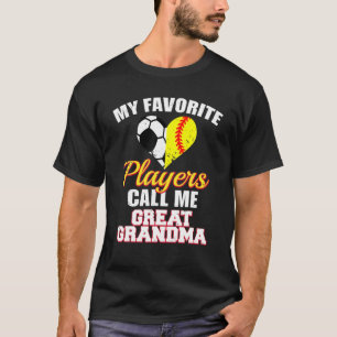 Camiseta Meus Jogadores De Hóquei De Futebol Favoritos Me C