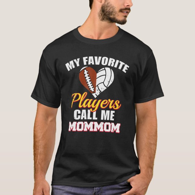 Camiseta Meus Jogadores Favoritos Me Chamam De Futebol Mamã (Frente)