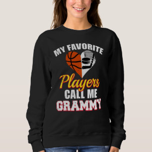 Camiseta Meus Jogadores Favoritos Me Chamam de Grammy Basqu