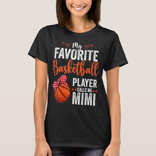 Camiseta Meus Jogadores Favoritos Me Chamam De Mimi Basball (Frente)