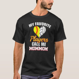 Camiseta Meus Jogadores Favoritos Me Chamam de MomMom  Soft