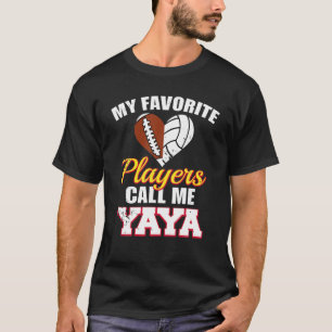 Camiseta Meus Jogadores Favoritos Me Chamam De Yaya Futebol