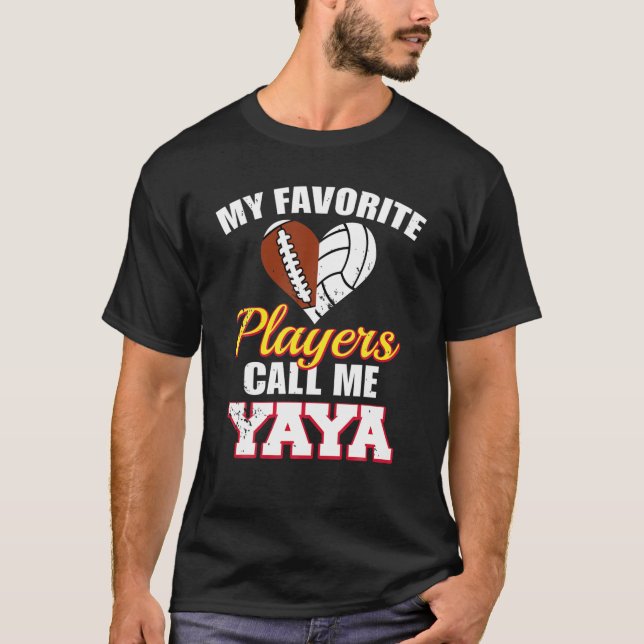 Camiseta Meus Jogadores Favoritos Me Chamam De Yaya Futebol (Frente)