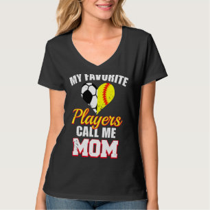 Camiseta Meus Jogadores Favoritos Me Chamam Mãe Jogador De 