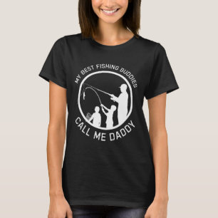 Camiseta Meus Melhores Amigos de Pesca Me Chamam de Papai D