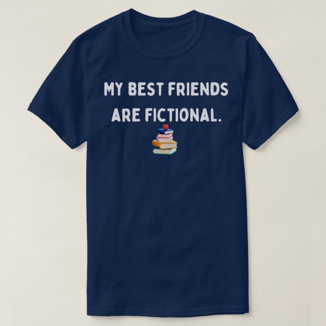 Camiseta Meus Melhores Amigos São Design Ficcional (Frente do Design)