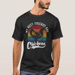 Camiseta Meus Melhores Amigos São Galinhas Galinha Retro vi