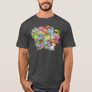 Camiseta Meus Monstros Cantores 4 amigos