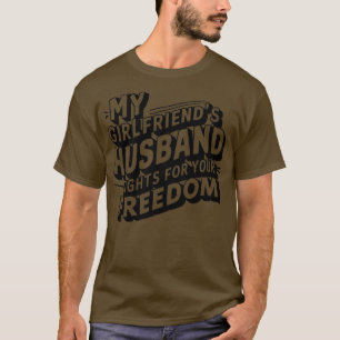 Camiseta meus namoradas brigam por sua liberdade