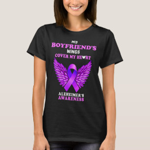 Camiseta Meus Namorados Asas Cobrir Meu Coração Alzheimers 