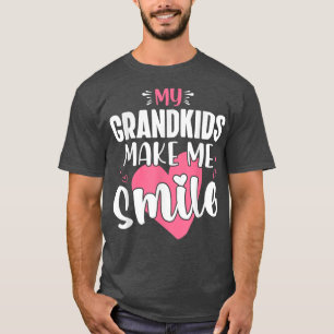 Camiseta Meus Netos Me Fazem Sorrir Os Presentes Da Avó