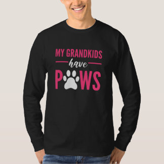 Camiseta Meus Netos Têm Patas Cachorro Vovó