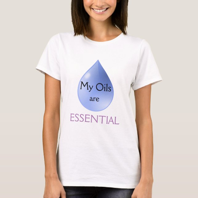 Camiseta Meus óleos são essenciais (Frente)