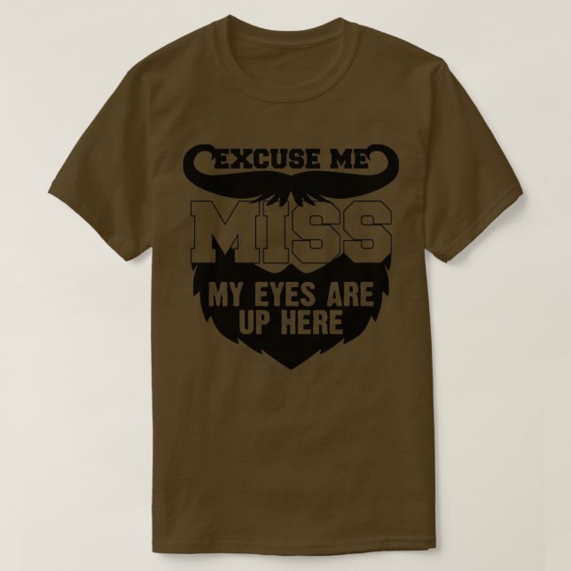 Camiseta Meus Olhos Estão Aqui Em Cima, Presente 2 (Frente do Design)