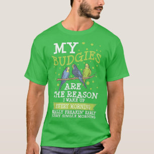Camiseta Meus Orçamentos Papagaio Pássaro Bugerigar Orçamen