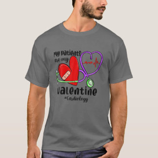 Camiseta Meus Pacientes São Meu Cartão De Cardiologia Engra