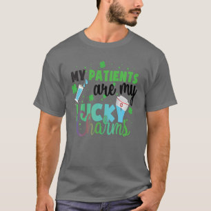 Camiseta Meus Pacientes São Meus Charmes Sortudos, Rua Sort