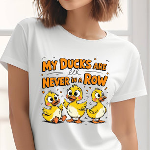 Camiseta Meus Patos Nunca Estão Em Fila