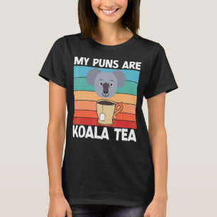 Camiseta Meus Peitos São Animais De Urso Koala Tea Pun Koal