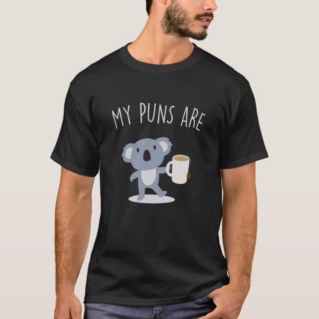 Camiseta Meus Peitos São Koala Tea Animal Pun (Frente)