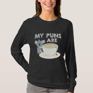 Camiseta Meus Peitos São Koala Tea Tea Drinkers Pun Tee