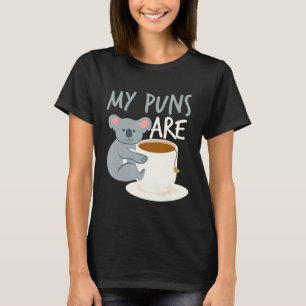 Camiseta Meus Peitos São Piadas De Chá Koala Cute Engraçada