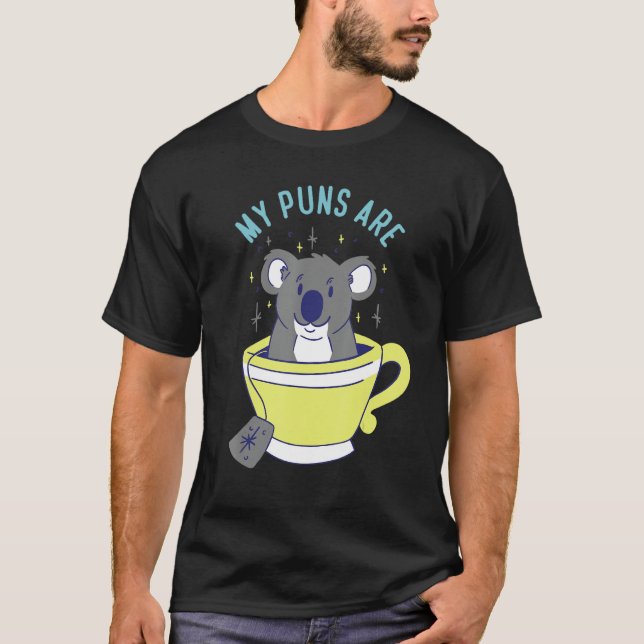 Camiseta Meus Peitos São Urso Koala Tea Herbivore Koala (Frente)