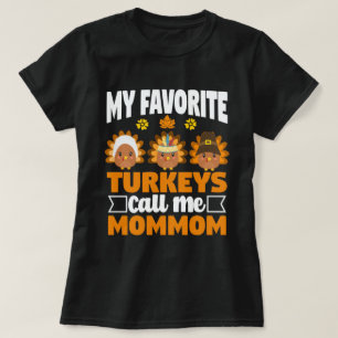 Camiseta Meus perus favoritos me chamam de Ação de Graças d