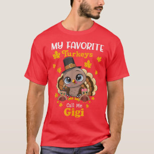 Camiseta Meus Perus Favoritos Me Chamam De Gigi Corresponde