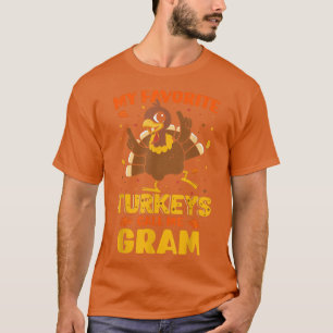 Camiseta Meus Perus Favoritos Me Chamam De Gram Engraçado C