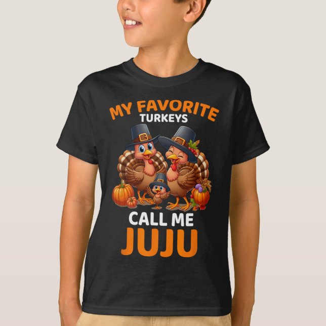 Camiseta Meus Perus Favoritos Me Chamam De Juju (Frente)