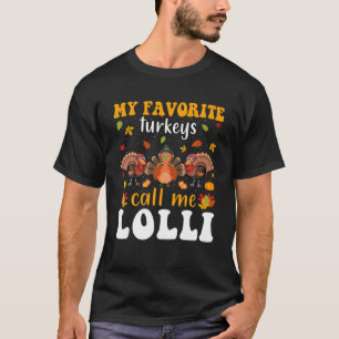 Camiseta Meus Perus Favoritos Me Chamam De Lolli Ação De Gr