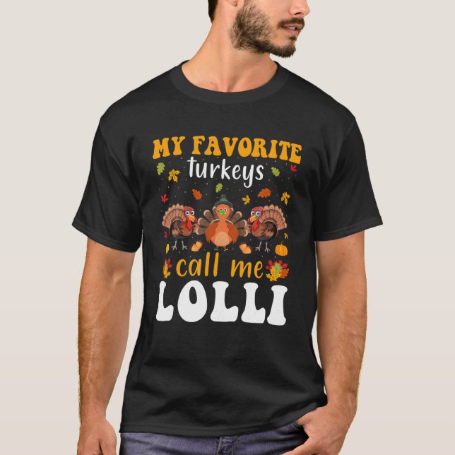 Camiseta Meus Perus Favoritos Me Chamam De Lolli Ação De Gr (Frente)