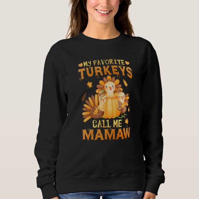 Camiseta Meus Perus Favoritos Me Chamam De Queda De Mamaw (Frente)