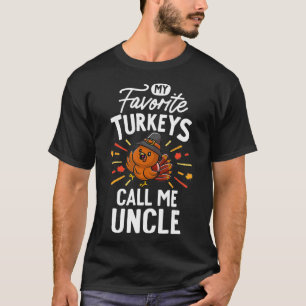 Camiseta Meus Perus Favoritos Me Chamam De Tio Family Thank