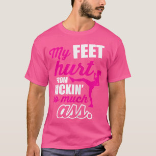 Camiseta Meus Pés Machucaram Com O Kickboxe