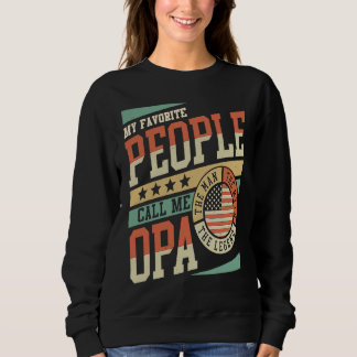 Camiseta Meus Pessoas Favoritas Me Chamam de Opa Homens Vin
