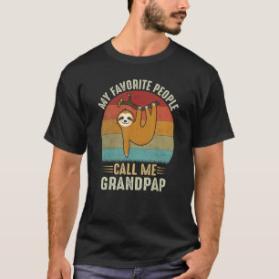 Camiseta Meus Pessoas Favoritas Me Chamam de Vovô Fofinho S