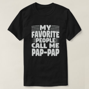 Camiseta Meus Pessoas Favoritos Me Chamam De Avô Engraçado 