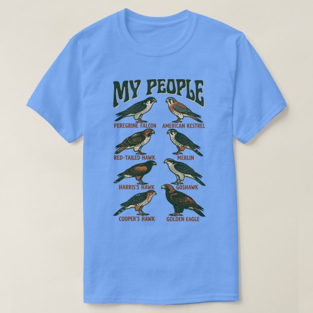 Camiseta Meus Povoadores de Falcões (Frente do Design)