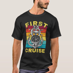 Camiseta Meus Primeiros Cruzeiros Mulheres Meninas e Menino