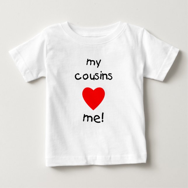 Camiseta Meus primos amam-me (Frente)