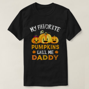 Camiseta Meus Pumpkins Favoritos Me Chamam De Dia de as Bru