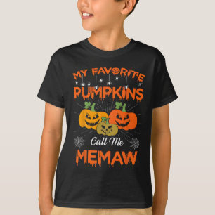 Camiseta Meus Pumpkins Favoritos Me Chamam De Mulheres De H